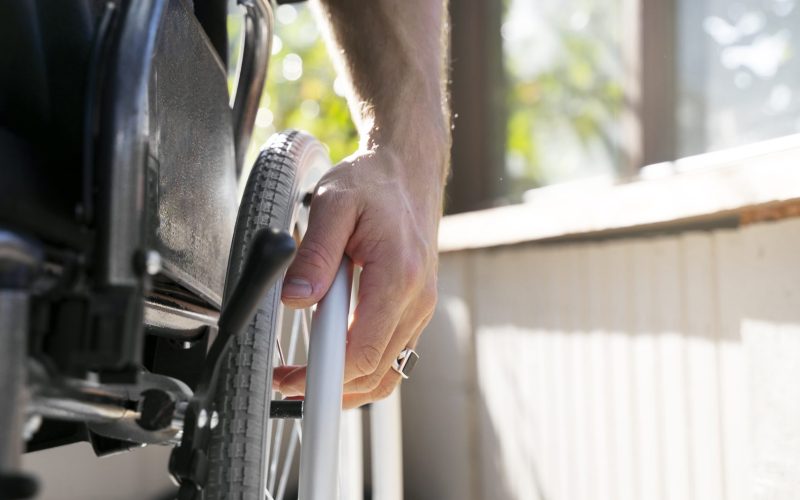 low-angle-disabled-man-wheelchair